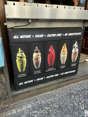   at Little Chimney Gelato & Bakery in Prague