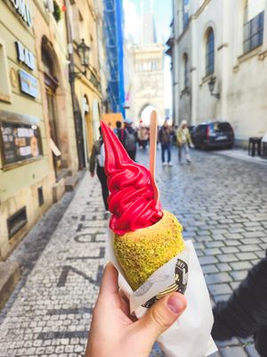  at Little Chimney Gelato & Bakery in Prague