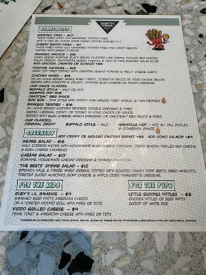 Menu at North Park Beer Co in San Diego