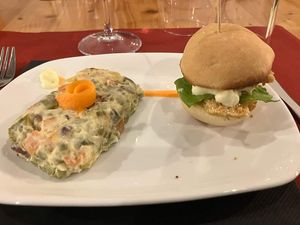 Vegan Cous cous e polpette at Enoteca Futura in Terracina