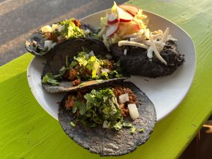 tacos!  at Vegano Mexicano in Portland