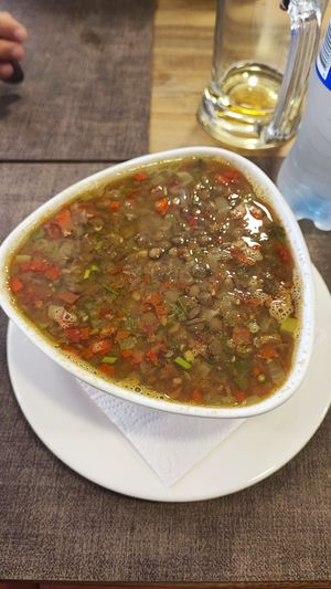 Zuppa di lenticchie at Life is Good Cartagena in Bolivar
