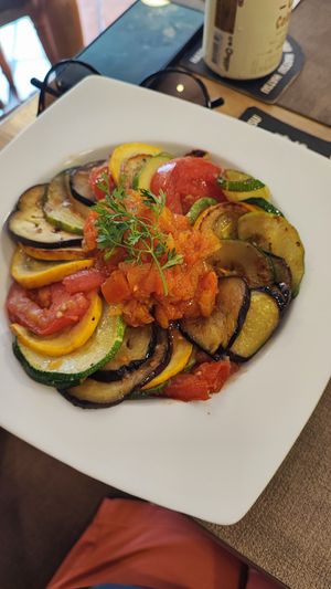 Ratatouille di verdure at Life is Good Cartagena in Bolivar