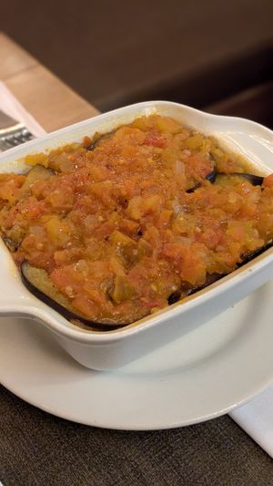 🍆🍌 Eggplant and Plantain Parmigiana - 35k at Life is Good Cartagena in Bolivar