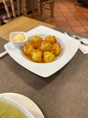 Creole yellow potato’s in hoago  at Life is Good Cartagena in Bolivar