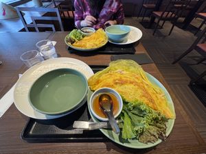 The crape dish   at Nha Viet Nam - Kyoto in Kyoto