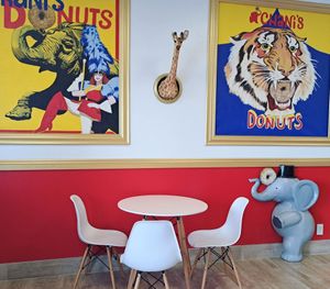 Cute circus theme. at Chani's Donuts in San Diego