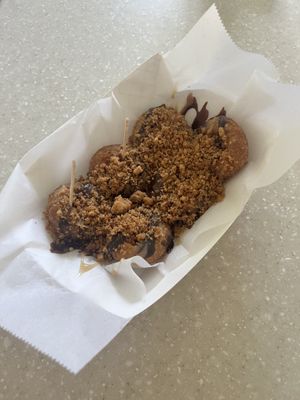 Butterfinger donuts   at Chani's Donuts in San Diego