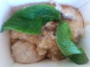 Rice pudding at Easy Creole in Berkeley