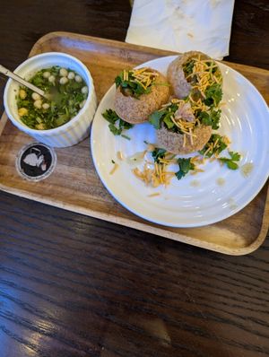 Not many photos as usual because the food was too tempting! at Dosti Chai in Hanoi