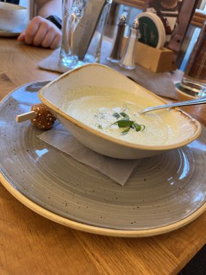Brunnenkressesuppe (seasonal)  at Euler Landgasthof - Neuschönau in Neuschoenau