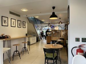 Indoor seating area  at Ugly Mug  in Wellingborough