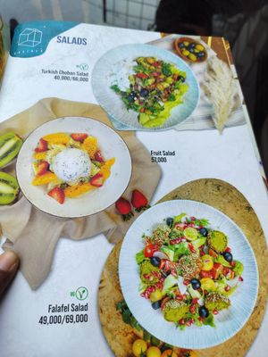 Menu at Socials Minor in Tashkent