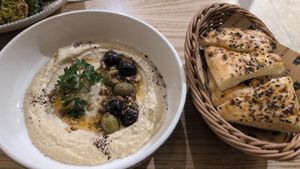 Hummus at Socials Minor in Tashkent