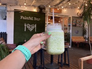 Pineapple and mint  at Falafel Bar in Manuel Antonio