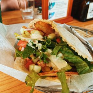 Falafel sandwich   at Falafel Bar in Manuel Antonio