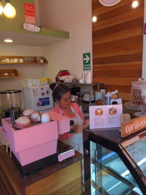 Owner discovering Happy Cow 😁 at Tía Basi - Postres Saludables in Lima