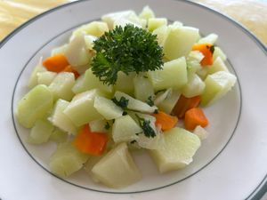Papa Sancochada (Stewed vegetables) at Restaurante Los Hermanos in El Valle De Anton
