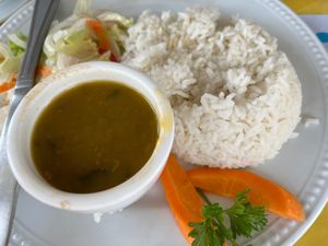 Beans and Rice at Restaurante Los Hermanos in El Valle De Anton