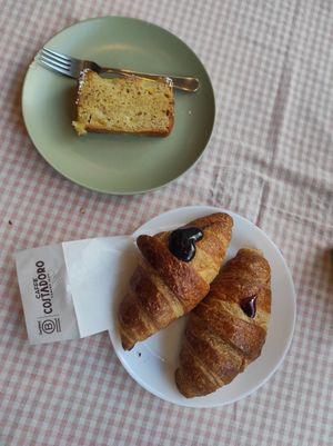 Torta vegana at Antico Borgo Caffè in Turin