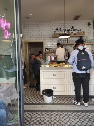 Inside at Antico Borgo Caffè in Turin