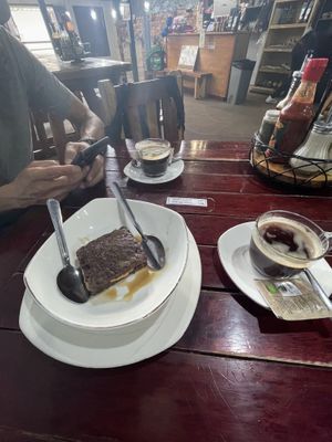 Vegan pb brownie   at Brunch de Salento in Salento