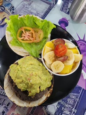 vegan arepa brunch at Brunch de Salento in Salento