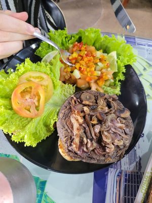 vegan bread brunch at Brunch de Salento in Salento