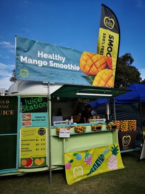 At Perth Vegan Expo 2024 at Juice Station in Bayswater