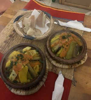 Vegan Tajine  at Zaman Food in Marrakech