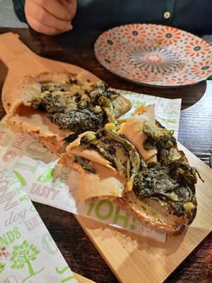 Crostone Mortadella e Pistacchio at Nu Mar e Vin - Vineria Flegrea in Naples