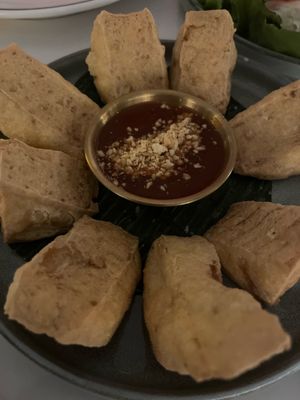 Fried todu  at Charoen Krung in New York City