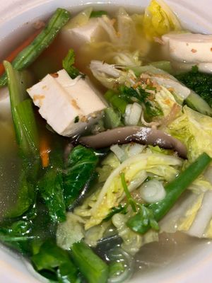 Clear soup  at Charoen Krung in New York City