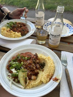 One of the two dishes on the menu   at Cornershop  in Johanneshov