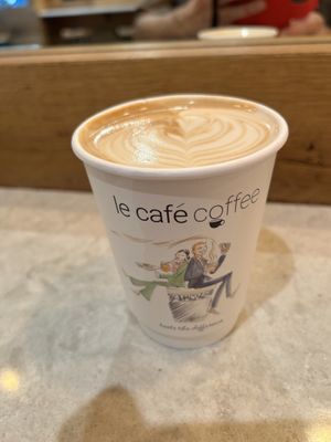 Pistachio milk, coffee  at Le Cafe Coffee in New York City