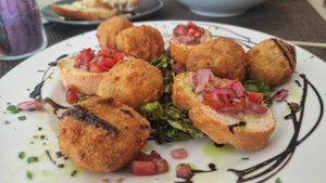 Tofu arancini 😋 at The Pickled Palm - Puerta del Sol in Fuerteventura