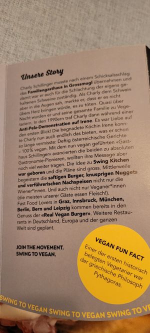  at Swing Kitchen in Zurich