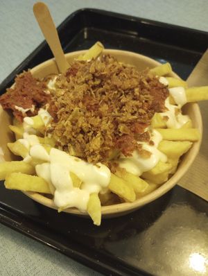 Garlic fries - highly recommended at Swing Kitchen in Zurich
