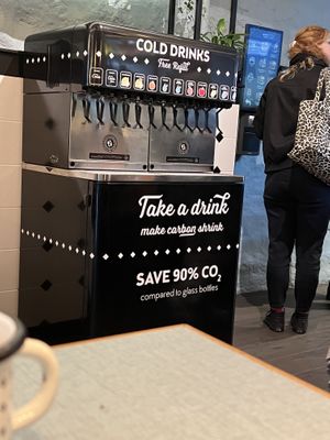 Free refills  at Swing Kitchen in Zurich