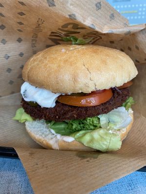 Chilli Burger  at Swing Kitchen in Zurich