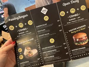 Menu   at Swing Kitchen in Zurich