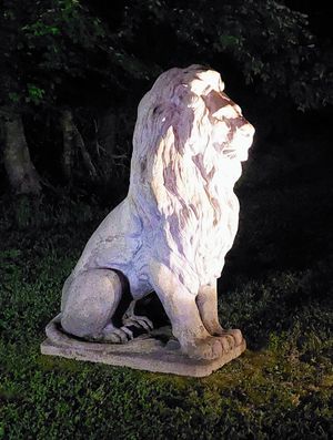 Guardian of the lane at Salisbury House at Bethany Beach in Frankford