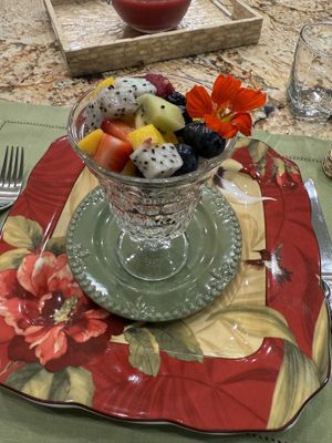 Fruit saladd  at Salisbury House at Bethany Beach in Frankford