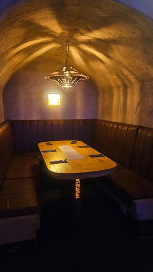 Mesas internas at Nowas Cantina in Las Condes