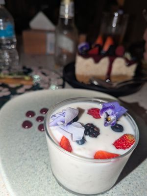 Vegan dessert at Sanchez in Playa Del Carmen