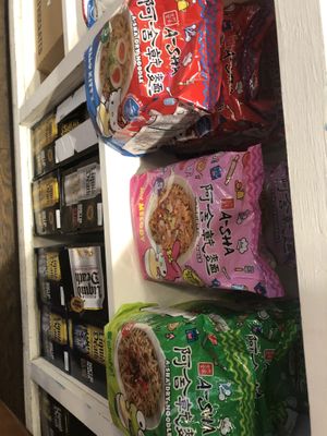 Vegan Taiwan noodle   at MooShoes in New York City