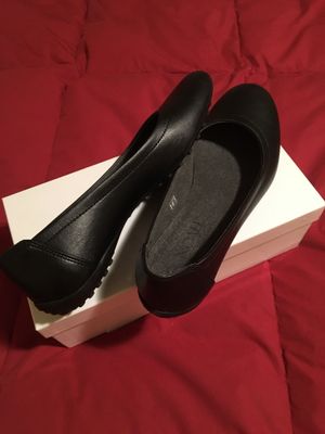 Black flats at MooShoes in New York City