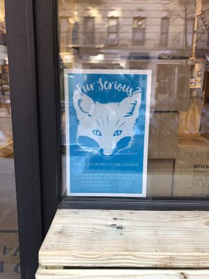 Fur serious? at MooShoes in New York City
