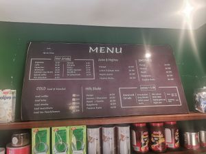 Drink offerings  at Kesh Cup in Marrakech