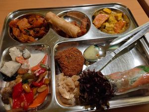 Plate at Dhaba Beas - Tynska in Prague